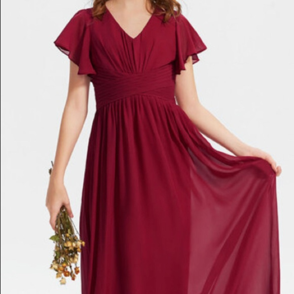 DUSTY ROSE Junior bridesmaid dress